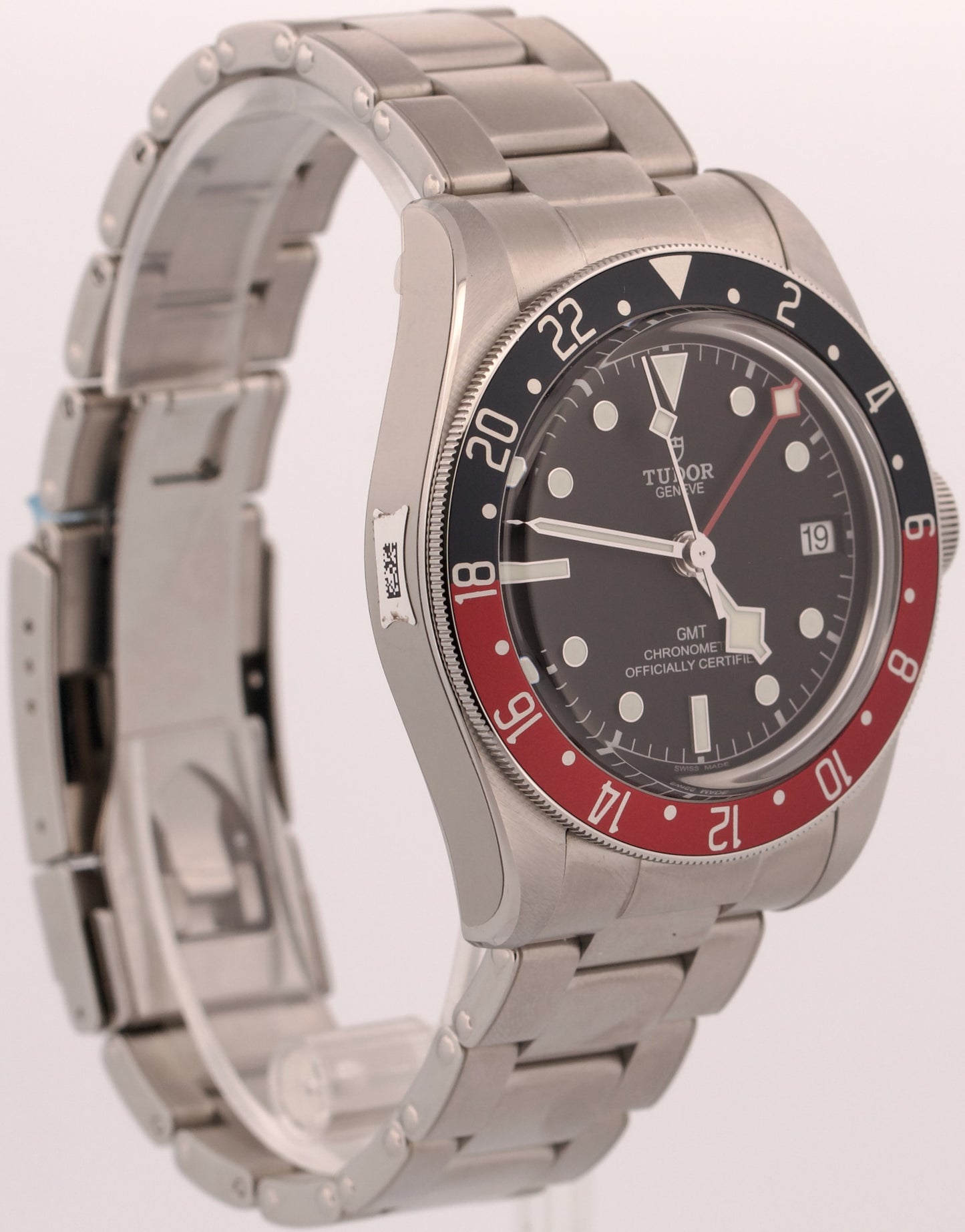 NOS STICKERED PAPERS Tudor Black Bay GMT PEPSI Steel Red Blue 41mm 79830RB BOX