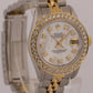 Ladies Rolex DateJust 26mm MOP DIAMOND BEZEL 18K Gold Steel JUBILEE 69173 BOX