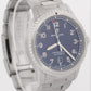 MINT 2022 PAPERS Breitling Aviator 8 BLUE Arabic Automatic Date Watch A17315 BOX