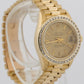 Rolex DateJust President CHAMPAGNE LINEN 18K Yellow Gold DIAMOND 26mm 69178