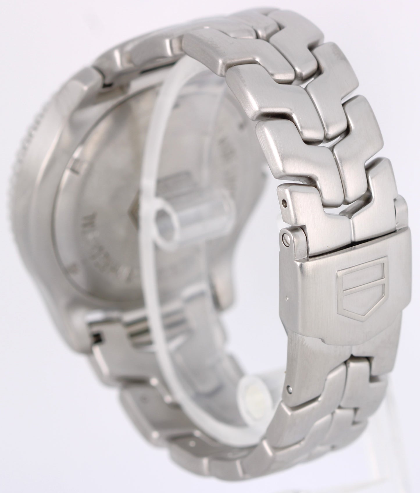 Tag Heuer LINK PAPERS Steel DIAMOND Silver 42mm WT111E Quartz Watch BOX