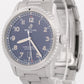 MINT 2022 PAPERS Breitling Aviator 8 BLUE Arabic Automatic Date Watch A17315 BOX