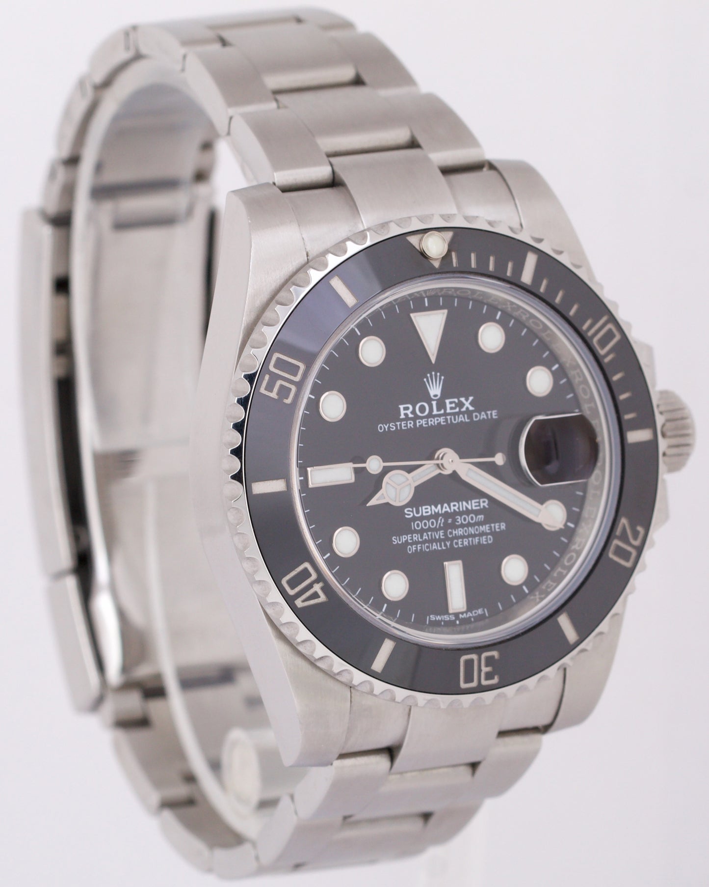 RARE NEW CARD 2020 UNPOLISHED Rolex Submariner Date Black 40mm 116610 LN BOX