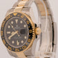 Rolex GMT-Master II Ceramic BLACK Two-Tone 18K Gold Steel 40mm 116713 LN Watch