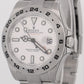2020 PAPERS Rolex Explorer II 42mm 216570 POLAR WHITE Orange Steel GMT Watch BOX