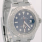 MINT PAPERS Rolex Yacht-Master 40 BLUE Platinum Stainless Steel 126622 Watch BOX
