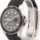 2021 PAPERS Rolex Yacht-Master BLACK 18K White Gold Oysterflex 42mm 226659 BOX
