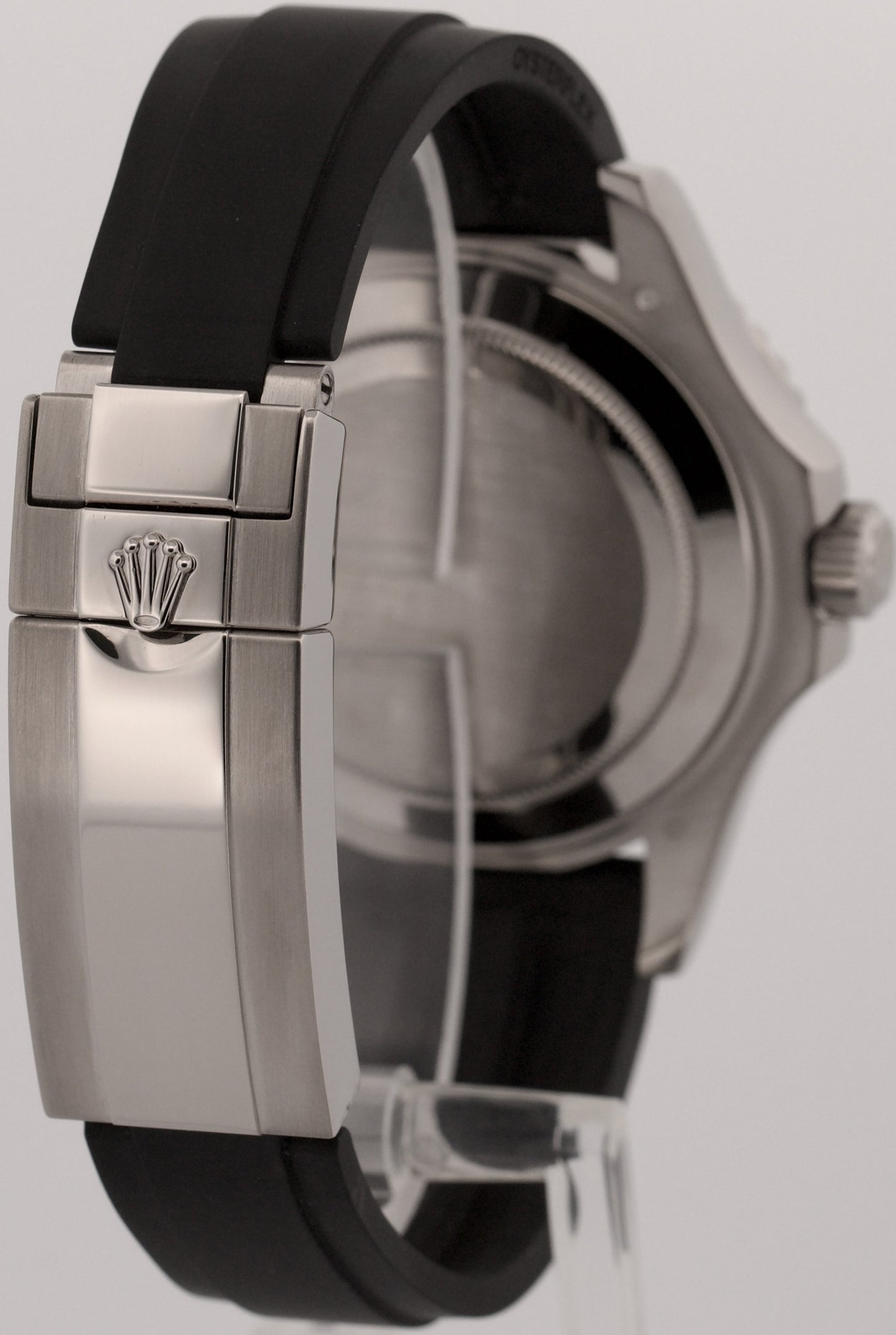 2021 PAPERS Rolex Yacht-Master BLACK 18K White Gold Oysterflex 42mm 226659 BOX