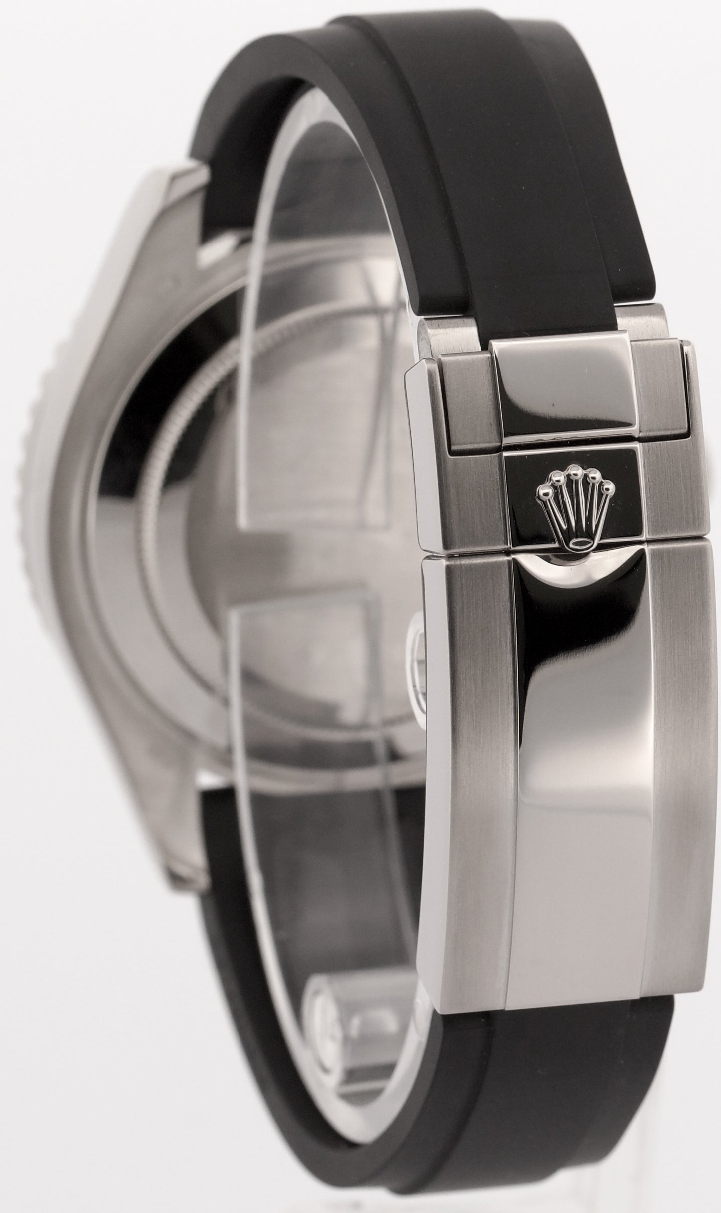 2021 PAPERS Rolex Yacht-Master BLACK 18K White Gold Oysterflex 42mm 226659 BOX