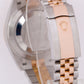 Rolex DateJust 41mm Pink SUNDUST Two-Tone 18K Rose Gold Steel JUBILEE 126331