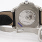 Men's Cartier Calibre SILVER ROMAN 42mm Steel Leather Date Watch 3389 / W7100037