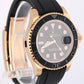NOS STICKERED Rolex Yacht-Master 18k Rose Gold Oysterflex 40mm 116655 Watch BOX