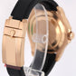 NOS STICKERED Rolex Yacht-Master 18k Rose Gold Oysterflex 40mm 116655 Watch BOX