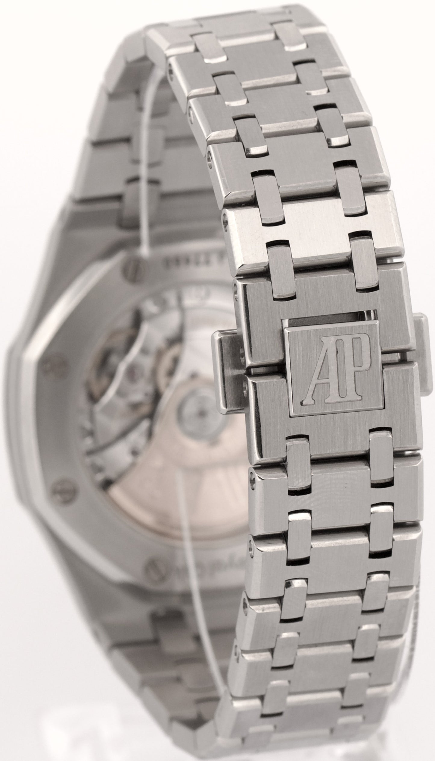 PAPERS Audemars Piguet Royal Oak RHODIUM Stainless 37mm 15450ST.OO.1256ST.02 BOX