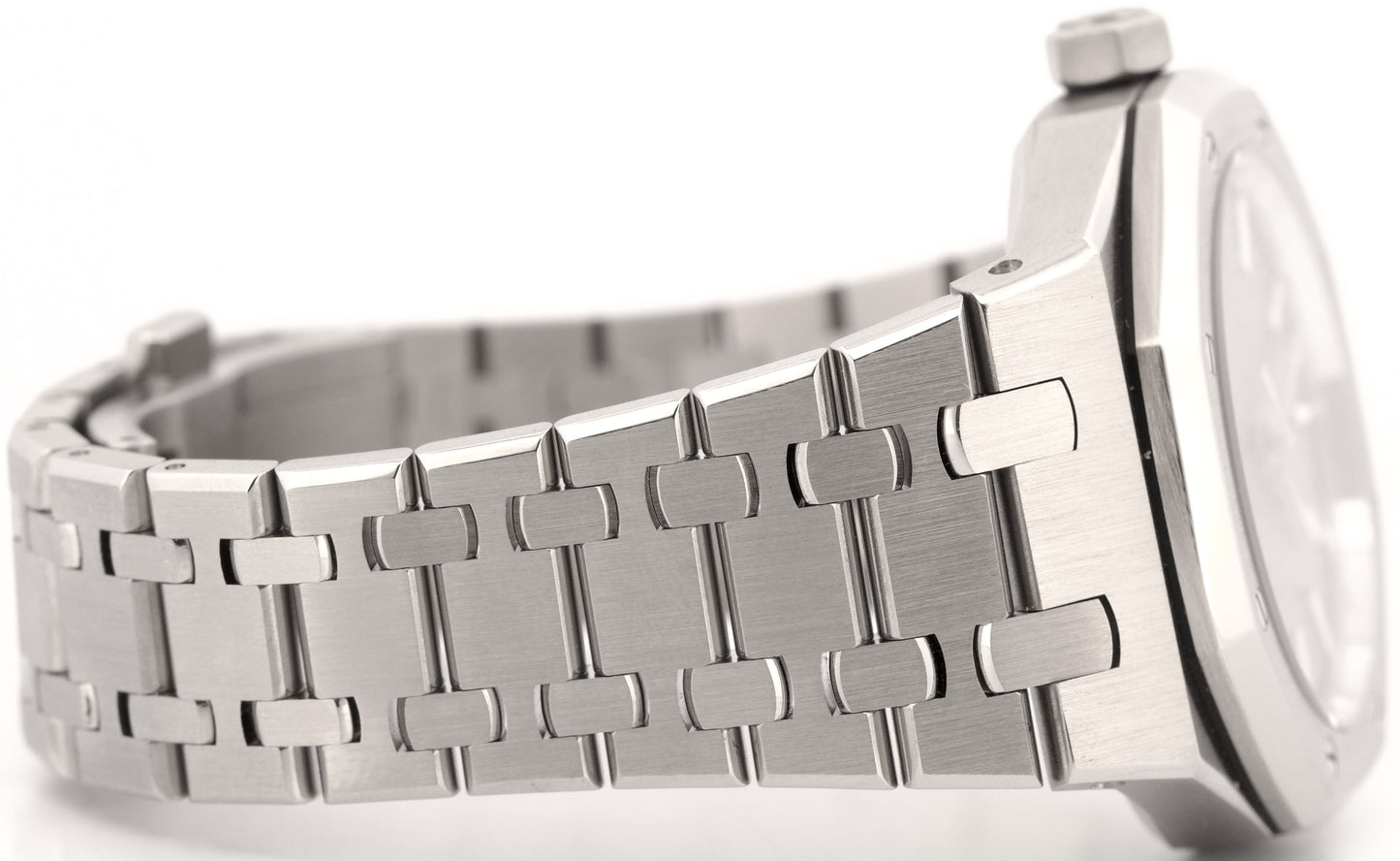 PAPERS Audemars Piguet Royal Oak RHODIUM Stainless 37mm 15450ST.OO.1256ST.02 BOX