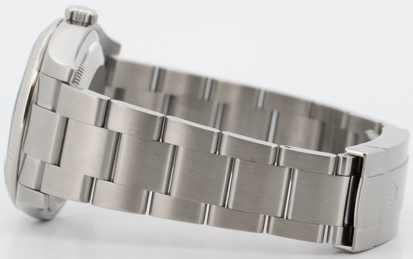 PAPERS Rolex Oyster Perpetual 36mm Black Orange HARLEY Steel Watch 116034 BOX