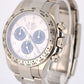Rolex Daytona Cosmograph GHOST 18K White Gold Silver Black 116509 Watch