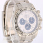 Rolex Daytona Cosmograph GHOST 18K White Gold Silver Black 116509 Watch