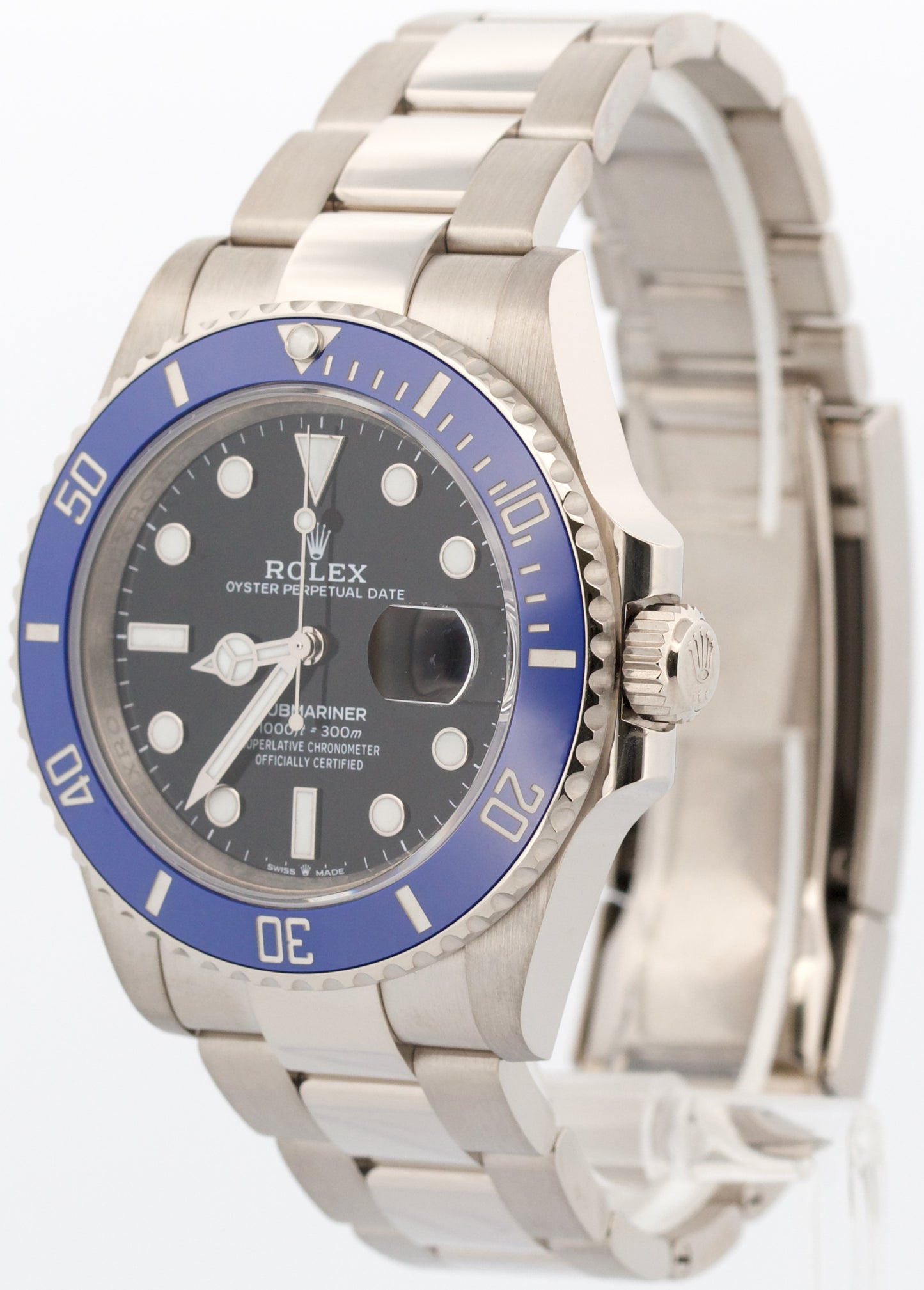 Rolex Submariner Date 41 BLUEBERRY 18K White Gold BLUE Ceramic 126619 LB BOX