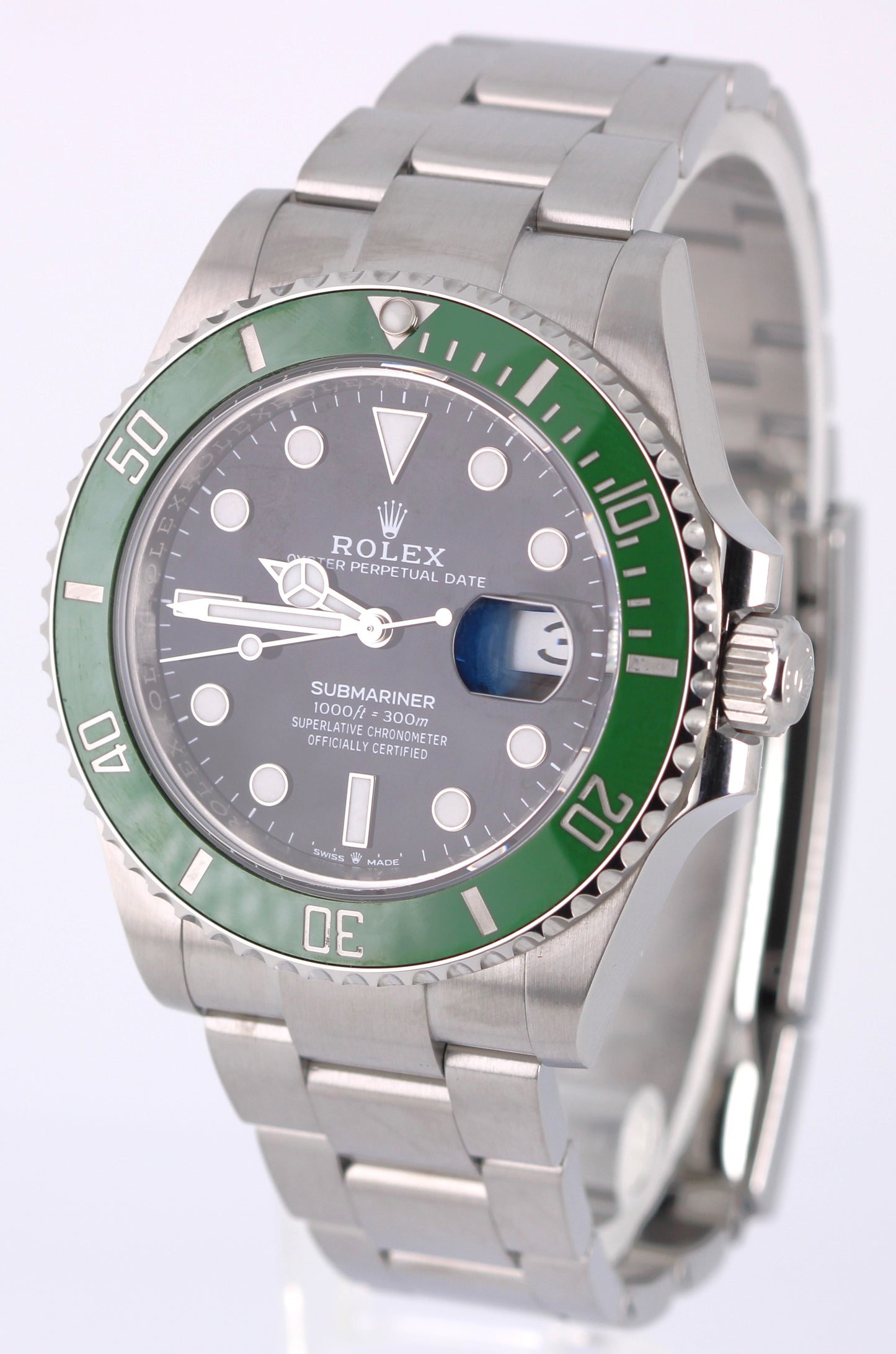 Rolex Submariner Date STARBUCK Stainless Steel Green Black 41mm 126610LV Watch