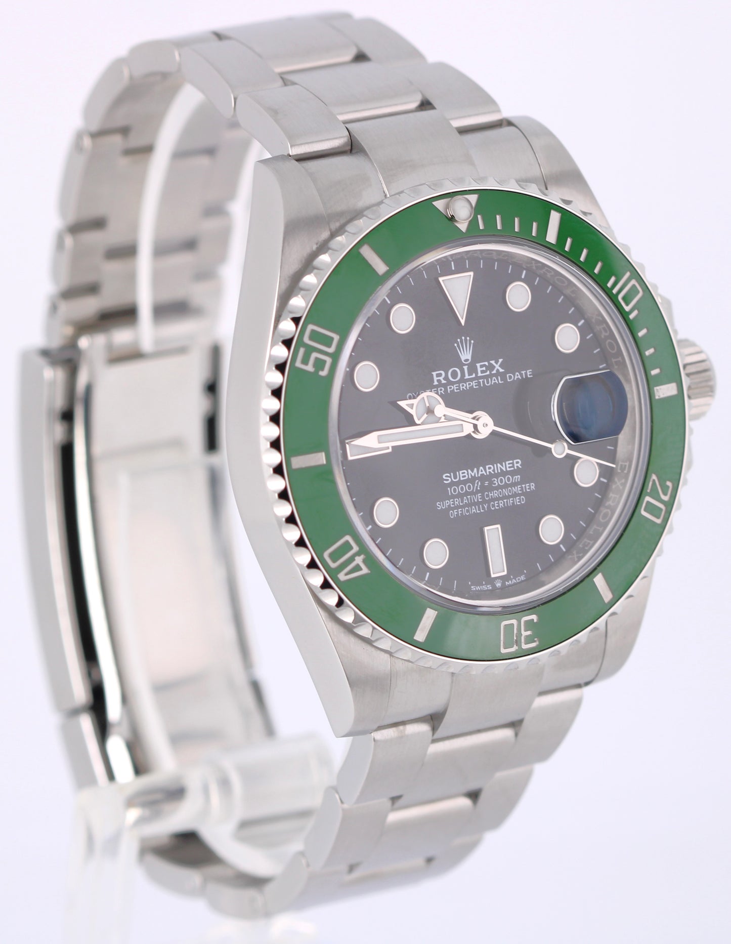 Rolex Submariner Date STARBUCK Stainless Steel Green Black 41mm 126610LV Watch