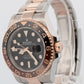 2023 PAPERS Rolex GMT-Master II Root Beer BLACK Two-Tone 40mm 126711 CHNR Watch