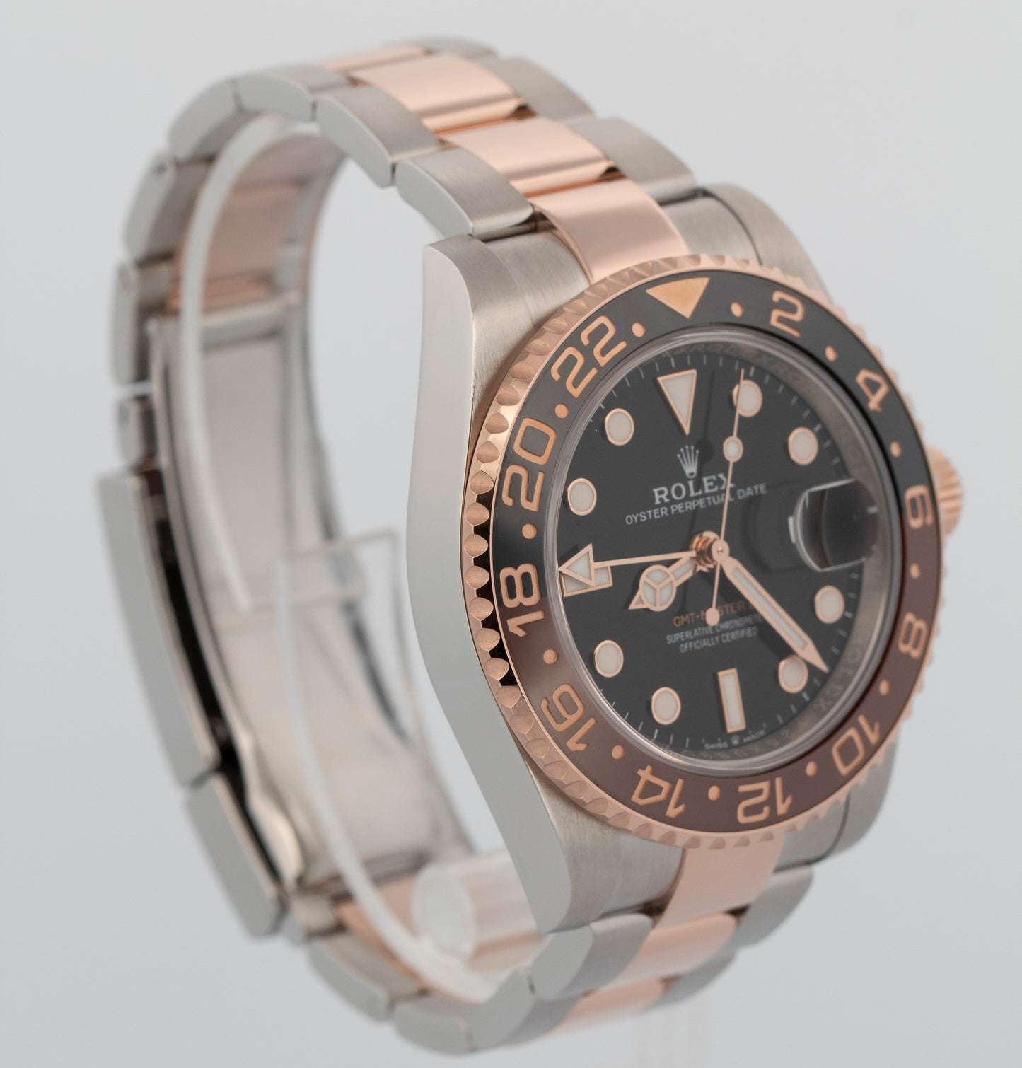 2023 PAPERS Rolex GMT-Master II Root Beer BLACK Two-Tone 40mm 126711 CHNR Watch