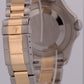 MINT Rolex Yacht-Master 40mm BLUE 18K Two-Tone 18K Yellow Gold Steel 16623 Watch