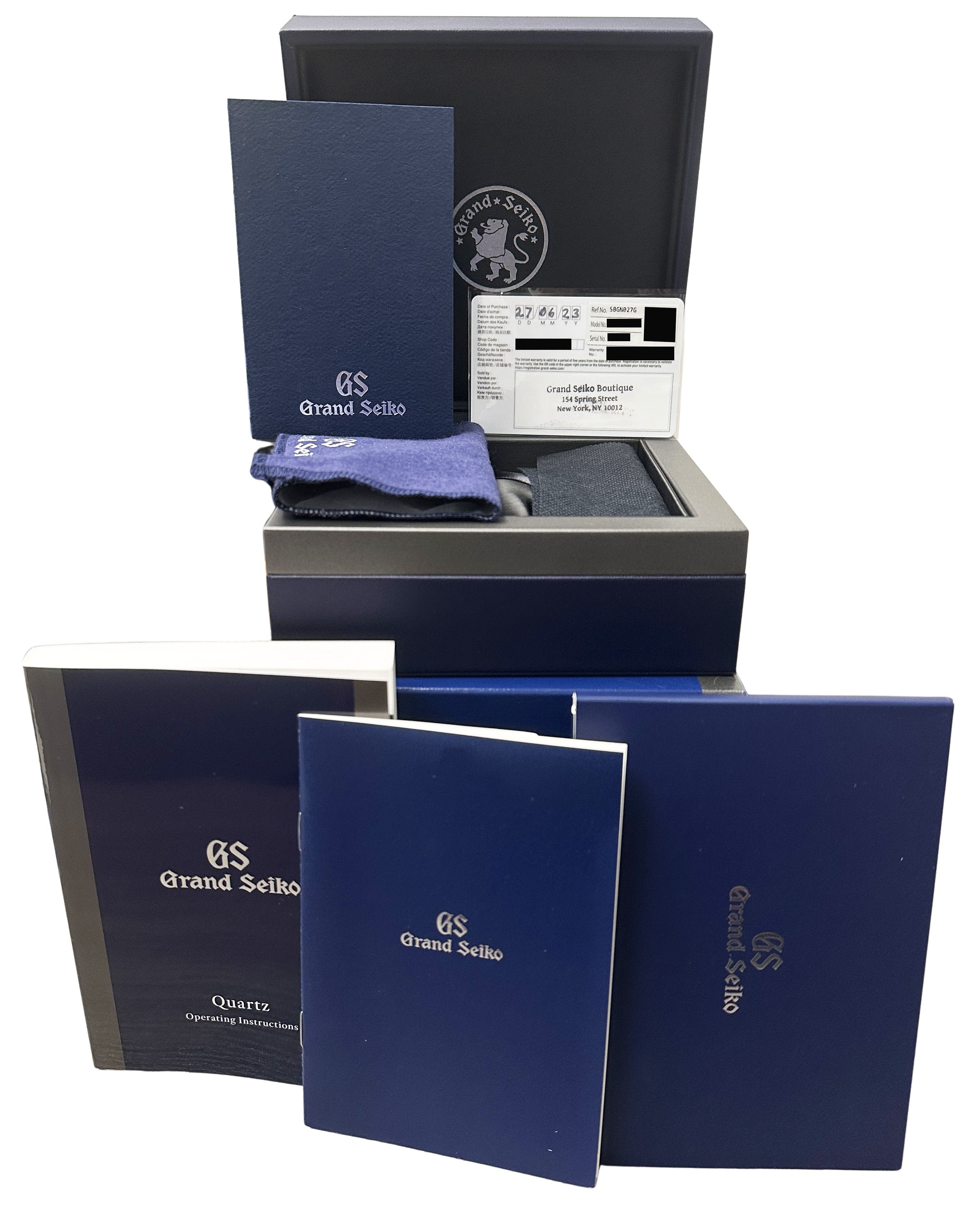 2023 PAPERS Grand Seiko GMT Sport Collection Steel Black