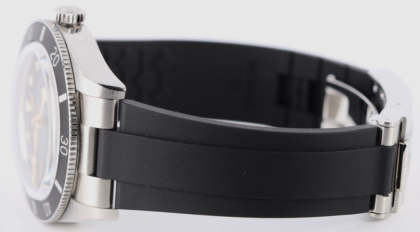 Tudor Black Bay 54 Stainless Steel Black 37mm Rubber M79000N-002 Watch