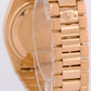 VINTAGE Rolex OysterQuartz Day-Date CREAM ROMAN 36mm 18K Yellow Gold Watch 19018