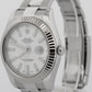 2016 PAPERS Rolex DateJust II WHITE Stainless Steel 41mm 116334 Watch BOX