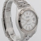 2016 PAPERS Rolex DateJust II WHITE Stainless Steel 41mm 116334 Watch BOX