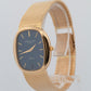 Patek Philippe Ellipse BLUE 18K Yellow Gold 30mm 3857/1 Quartz Watch