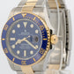 2023 PAPERS Rolex Submariner Date BLUE 41mm Ceramic 18K Gold Steel 126613 LB BOX