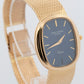 Patek Philippe Ellipse BLUE 18K Yellow Gold 30mm 3857/1 Quartz Watch