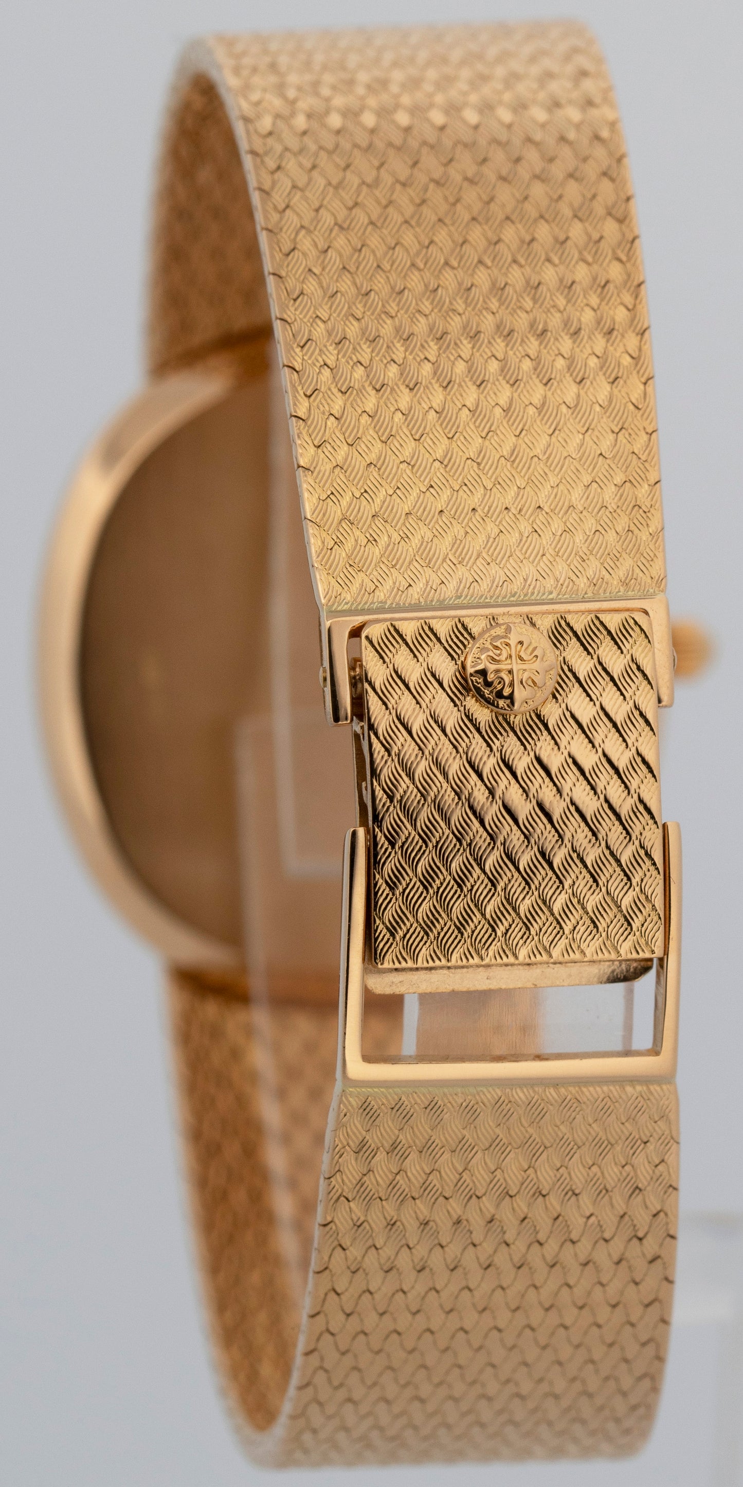 Patek Philippe Ellipse BLUE 18K Yellow Gold 30mm 3857/1 Quartz Watch