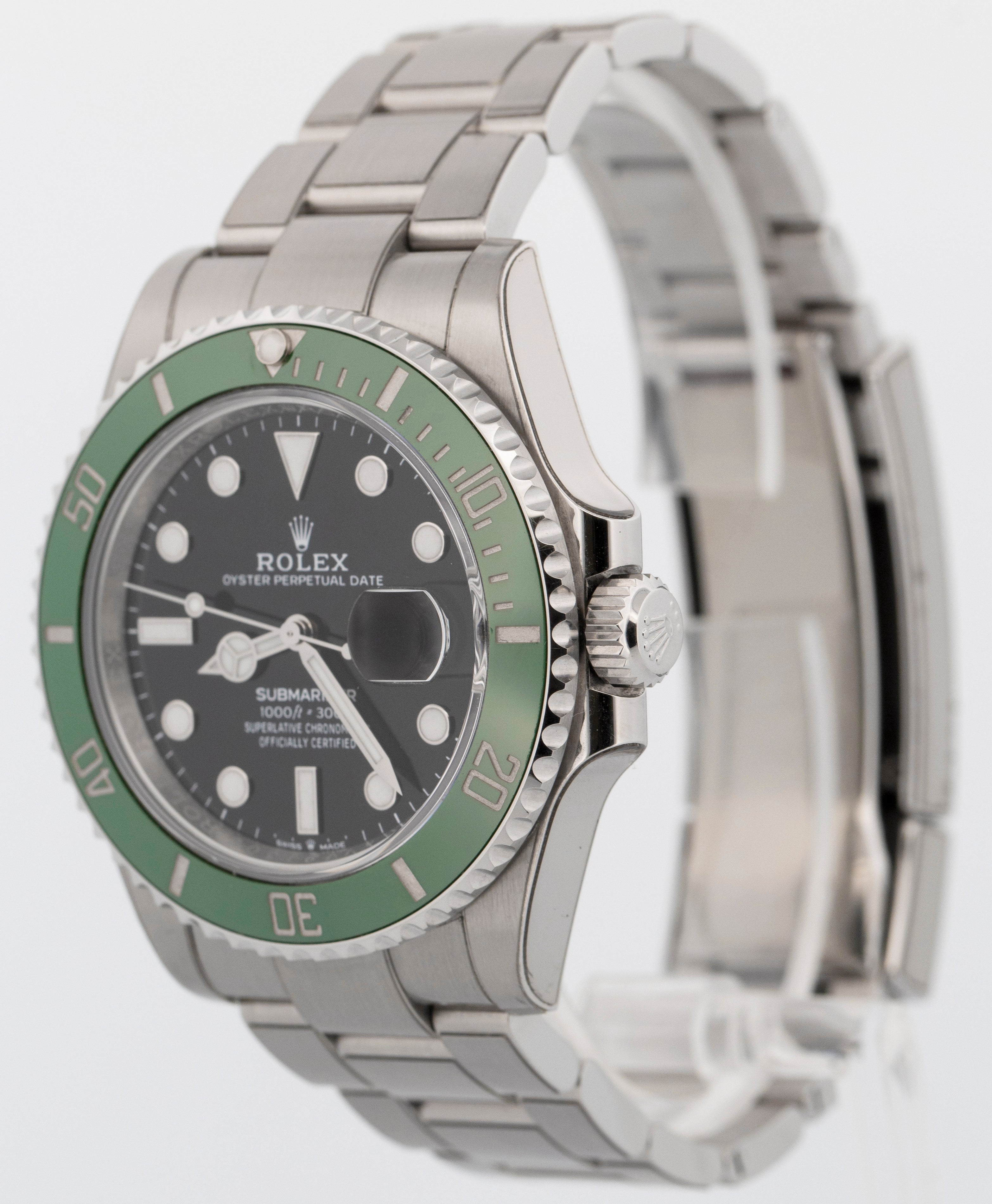 2024 PAPERS Rolex Submariner Date KERMIT Green Steel 41mm 126610