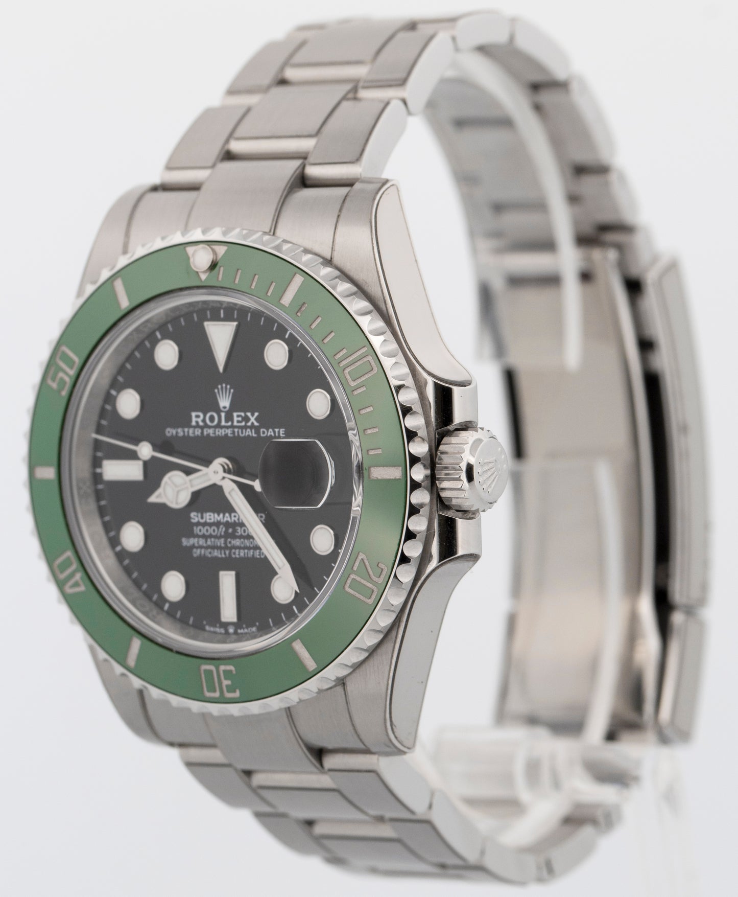 2024 PAPERS Rolex Submariner Date KERMIT Green Steel 41mm 126610 LV Watch BOX