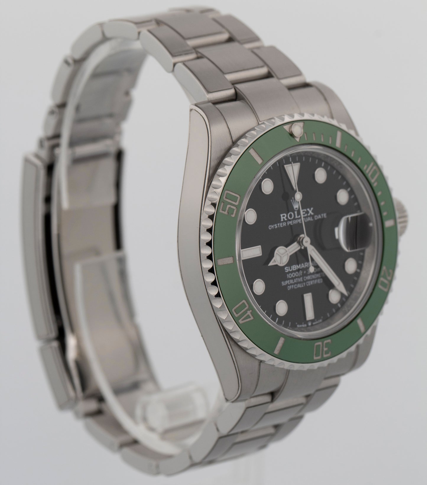 2024 PAPERS Rolex Submariner Date KERMIT Green Steel 41mm 126610 LV Watch BOX