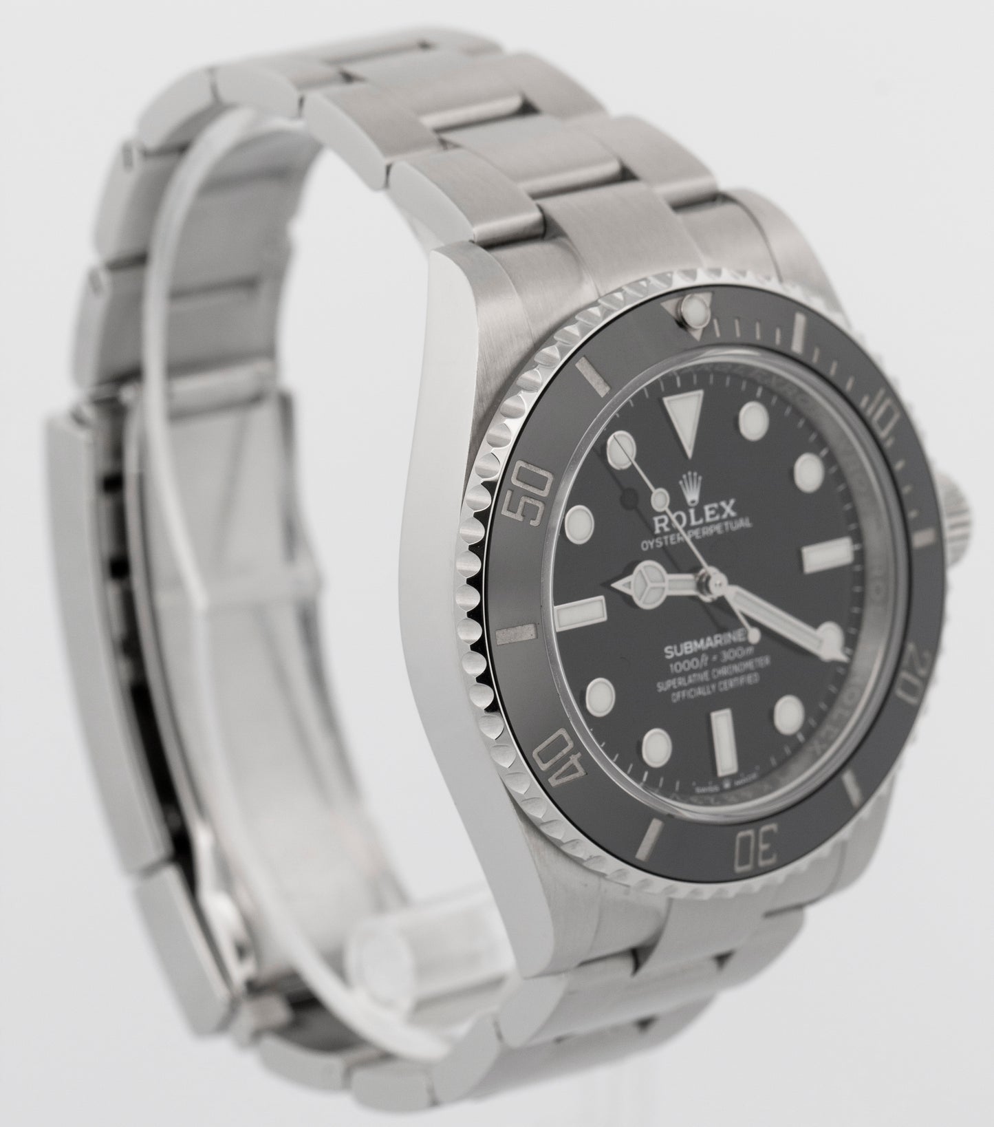 Rolex Submariner No-Date BLACK Stainless Steel 41mm 124060 LN Dive Watch