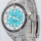 MINT PAPERS Breitling SuperOcean 44mm Turquoise Blue Steel Watch A17376 BOX