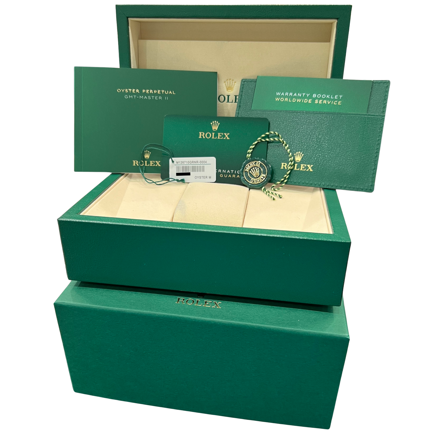 BRAND NEW 2026 PAPERS Rolex GMT-Master II BRUCE WAYNE Oyster 126710 GRNR Watch