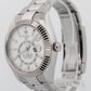 2019 PAPERS Rolex Sky-Dweller WHITE Stainless Steel 42mm 326934 Watch BOX