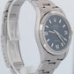 MINT UNPOL. Rolex Air-King Precision BLUE Stainless Steel 34mm Watch 14000 M