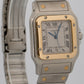 Ladies Cartier Santos Galbee IVORY Two-Tone Gold Steel 29mm Quartz 1566 W20011C4