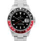 Rolex GMT-Master II 40mm COKE Red Black NO-HOLES Stainless Oyster Watch 16710