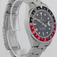 Rolex GMT-Master II 40mm COKE Red Black NO-HOLES Stainless Oyster Watch 16710