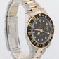 Rolex GMT-Master II BLACK DIAMOND Two-Tone Yellow Gold Steel 40mm 16753 Watch