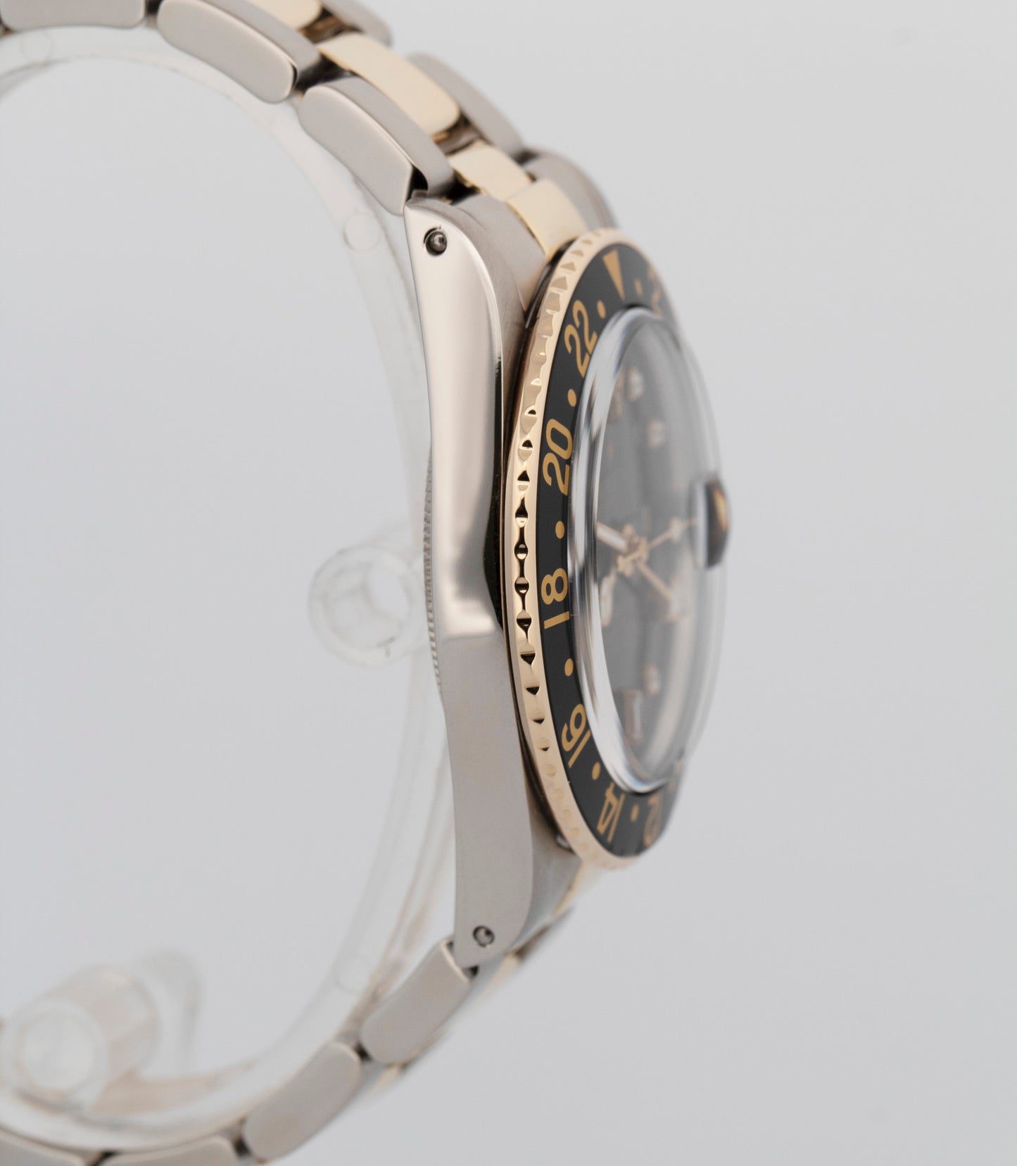 Rolex GMT-Master II BLACK DIAMOND Two-Tone Yellow Gold Steel 40mm 16753 Watch